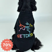 ドッグウェア カットソー 袖あり ハイネック 犬の服 犬用 ペット服 小型犬 英字柄 シンプル おしゃれ カジュアル ペット用品＞ウェア