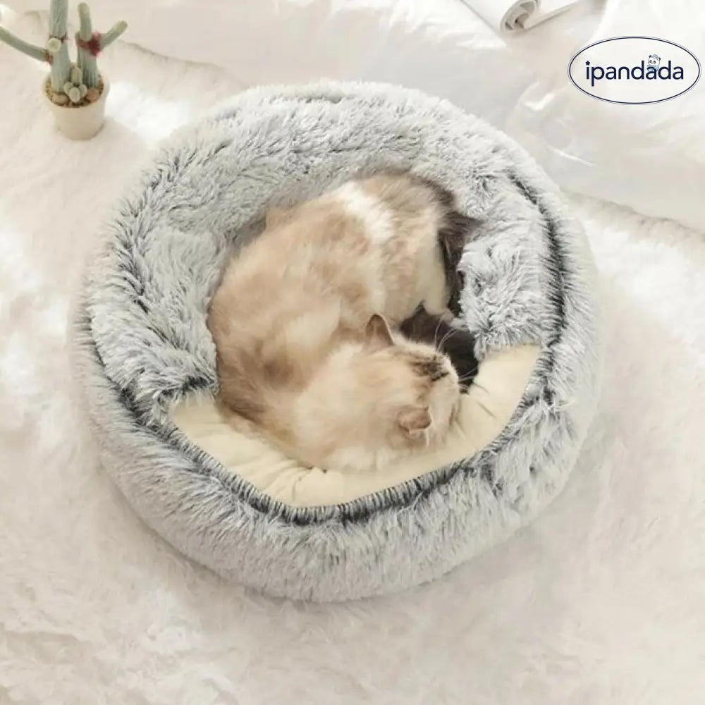 ドーム型猫ハウス ペットベッド 犬猫ベッド おしゃれ クッション 40 50 60cm グリーン コーヒー色 ピンク グレー あったか 洗濯可能 暖かい 滑り止め 犬猫兼用 寝床 介護 丈夫 ペットベッド クッションベッド 寒さ対策 ID2401