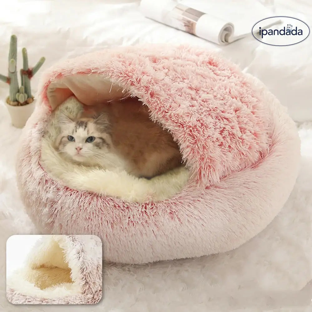 ドーム型猫ハウス ペットベッド 犬猫ベッド おしゃれ クッション 40 50 60cm グリーン コーヒー色 ピンク グレー あったか 洗濯可能 暖かい 滑り止め 犬猫兼用 寝床 介護 丈夫 ペットベッド クッションベッド 寒さ対策 ID2401