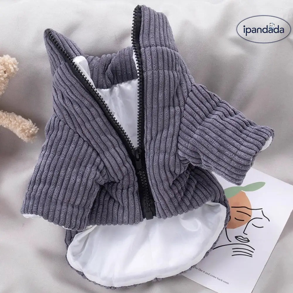 冬 ペットウェア 厚手 星柄 2足型 コットンウェア 子犬 小型犬 猫用 秋冬 保温 ID3271