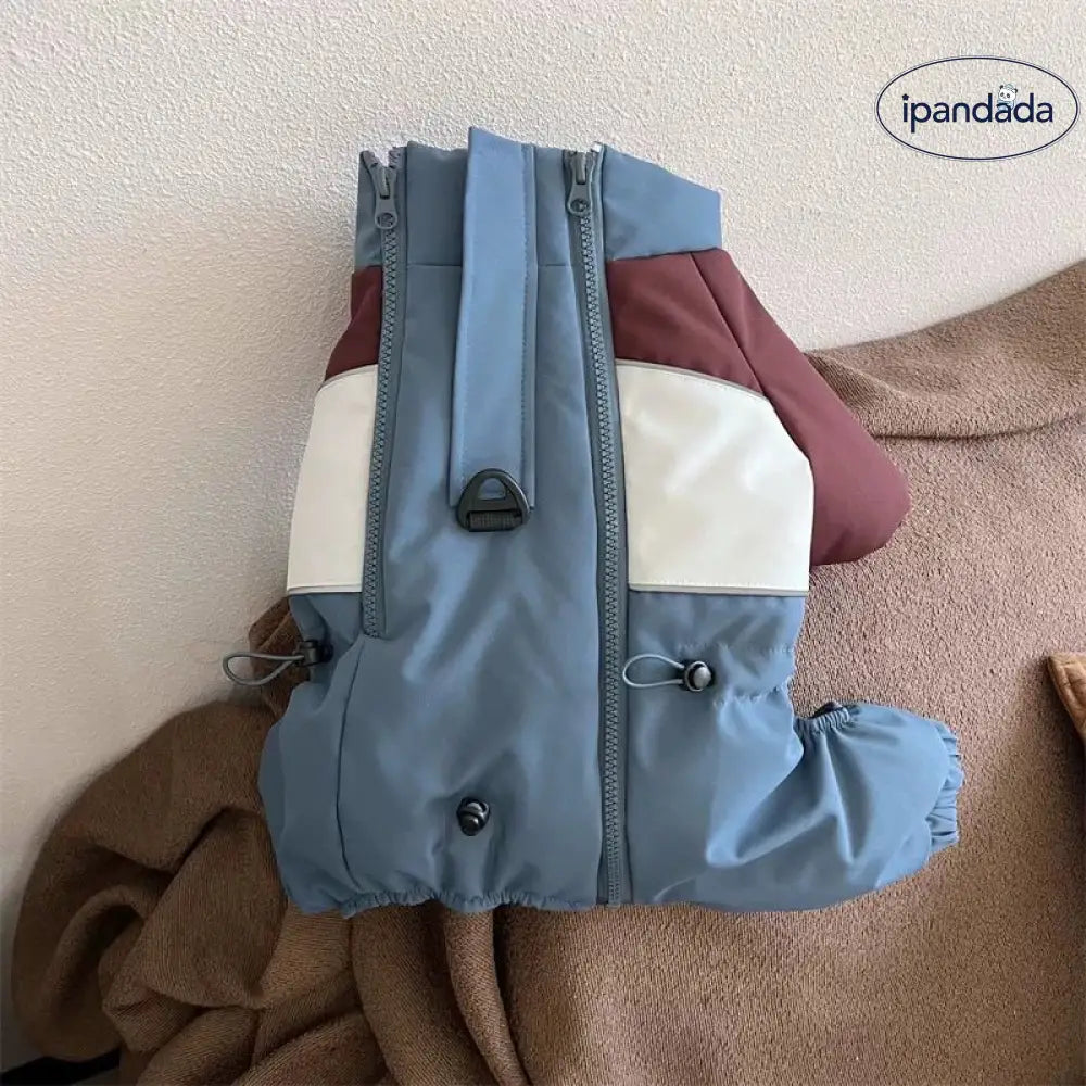 冬用 可愛い コート 小型犬 テディ ペット 厚手 ビションフリーゼ 保温 服 四肢付き ID3261