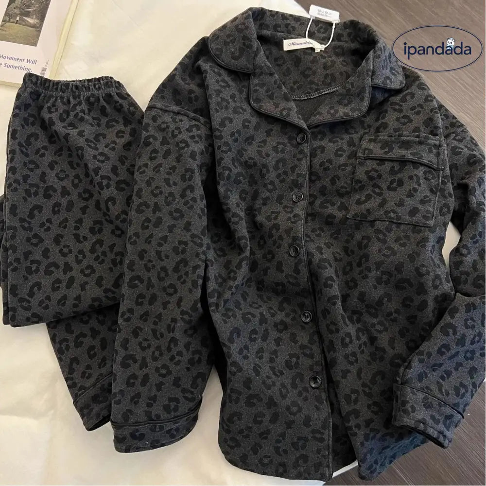 冬用 パジャマ レディース 厚手 保温 セットアップ 高級感 ルームウェア 冬季用 外出可能 ID3932