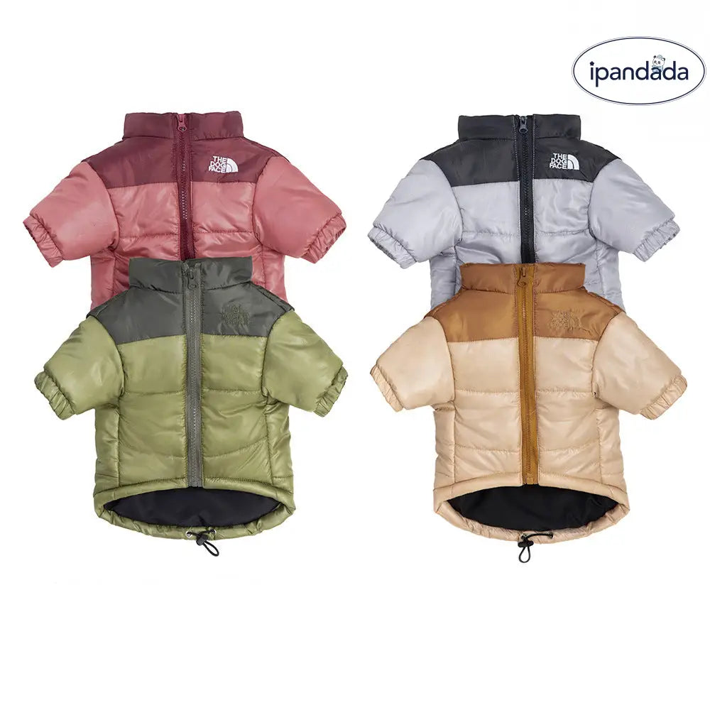 冬用 犬服 DOGFACE ジャケット テディ コート 小型犬 ダウンコットン 刺繍入り 保温 ウォームウェア ID3934