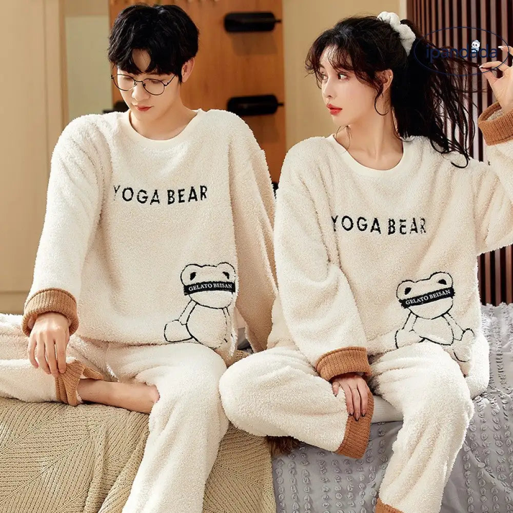 冬の大ヒット商品！もこもこ 着ぐるみ ペア パジャマ 冬 大人 カップル