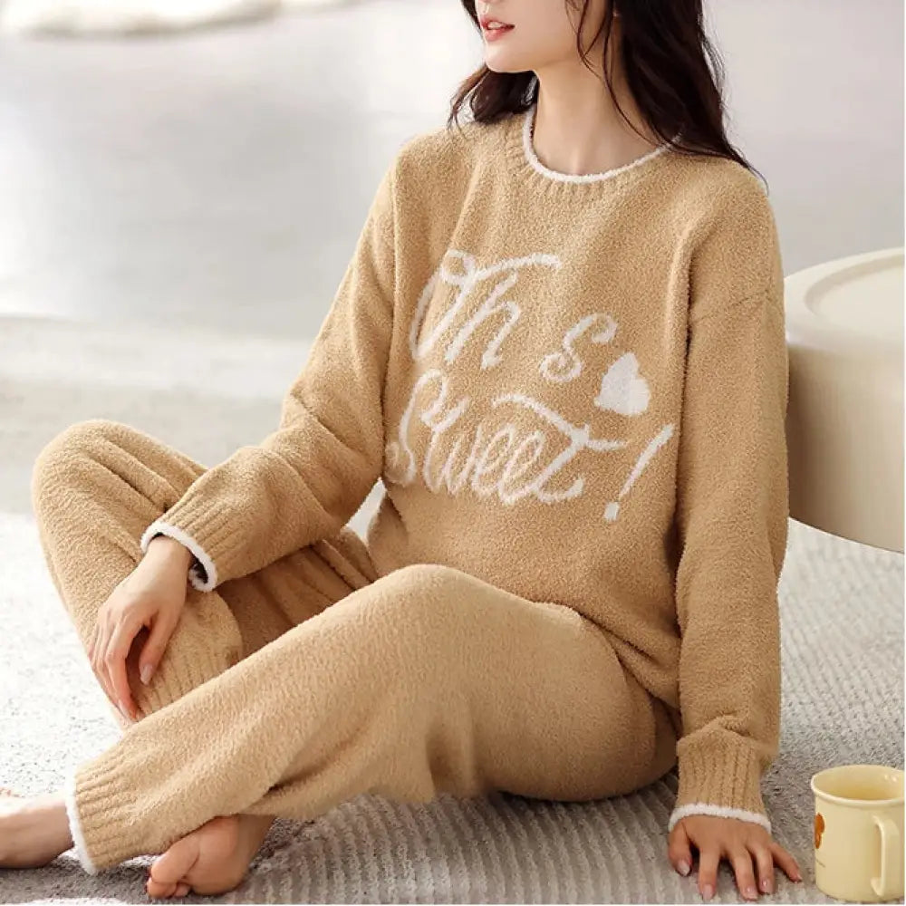 ファッション ソフト フワフワ フリース 女性 冬 新作 起毛 厚手 ストレッチ レディース 家庭用ウェア 秋冬用 ID3653