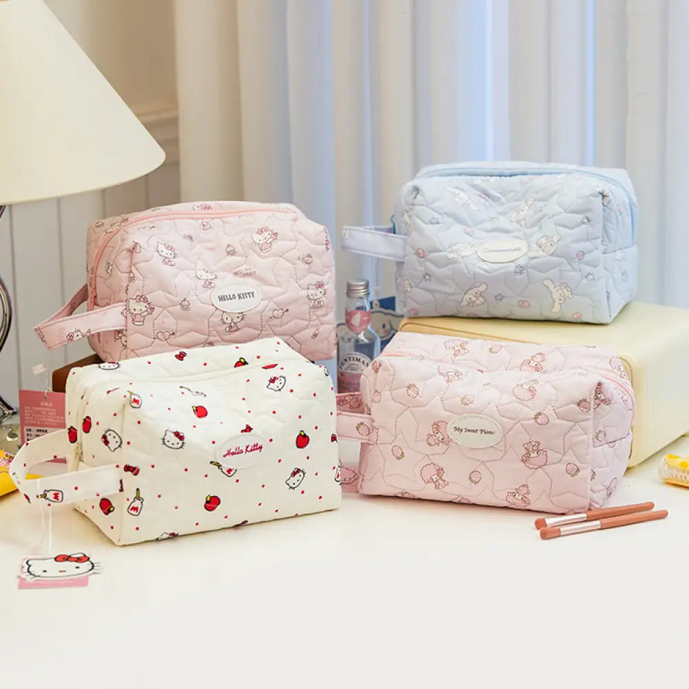 ファッショナブル 便利 ハンドバッグ ハローキティ メイクポーチ かわいい トラベル収納バッグ 大容量 ID3596