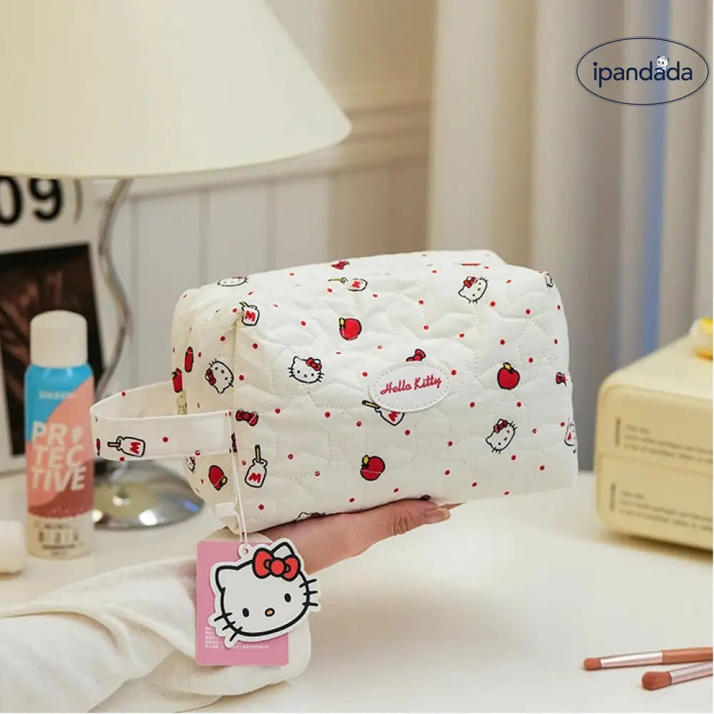 ファッショナブル 便利 ハンドバッグ ハローキティ メイクポーチ かわいい トラベル収納バッグ 大容量 ID3596