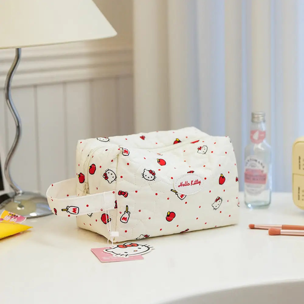 ファッショナブル 便利 ハンドバッグ ハローキティ メイクポーチ かわいい トラベル収納バッグ 大容量 ID3596 タイプ③ / 20*11*13cm
