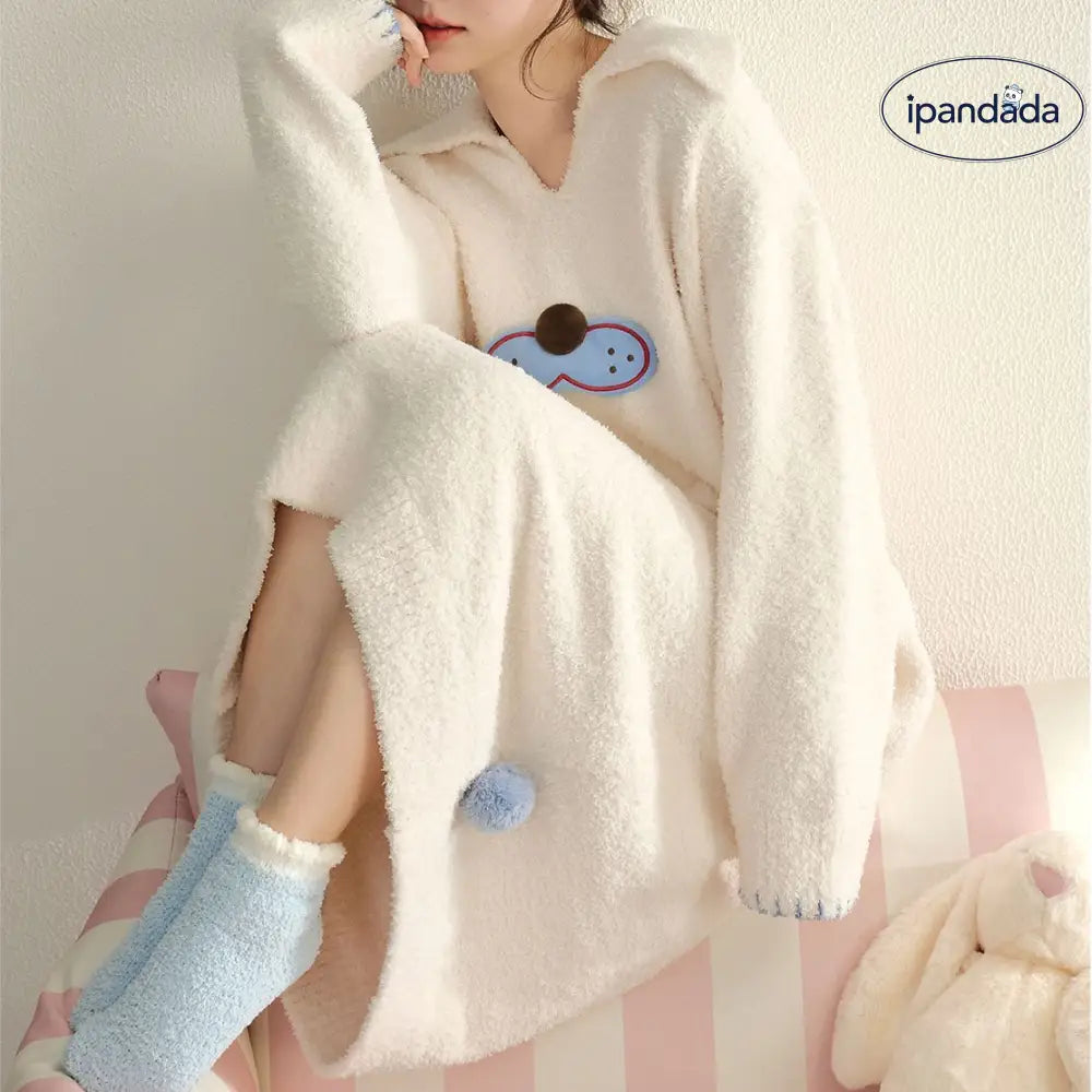 フリース パジャマ レディース 秋冬用 保温 サンゴフリース セット ソフト ルームウェア ナイトガウン パジャマセット ID3060