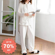 フリース 長袖 パジャマ レディース 秋冬 長袖 保温 可愛い 暖かい あったか ゆったり カジュアル ルームウェア セットアップ ID3931 レディース＞セットアップ