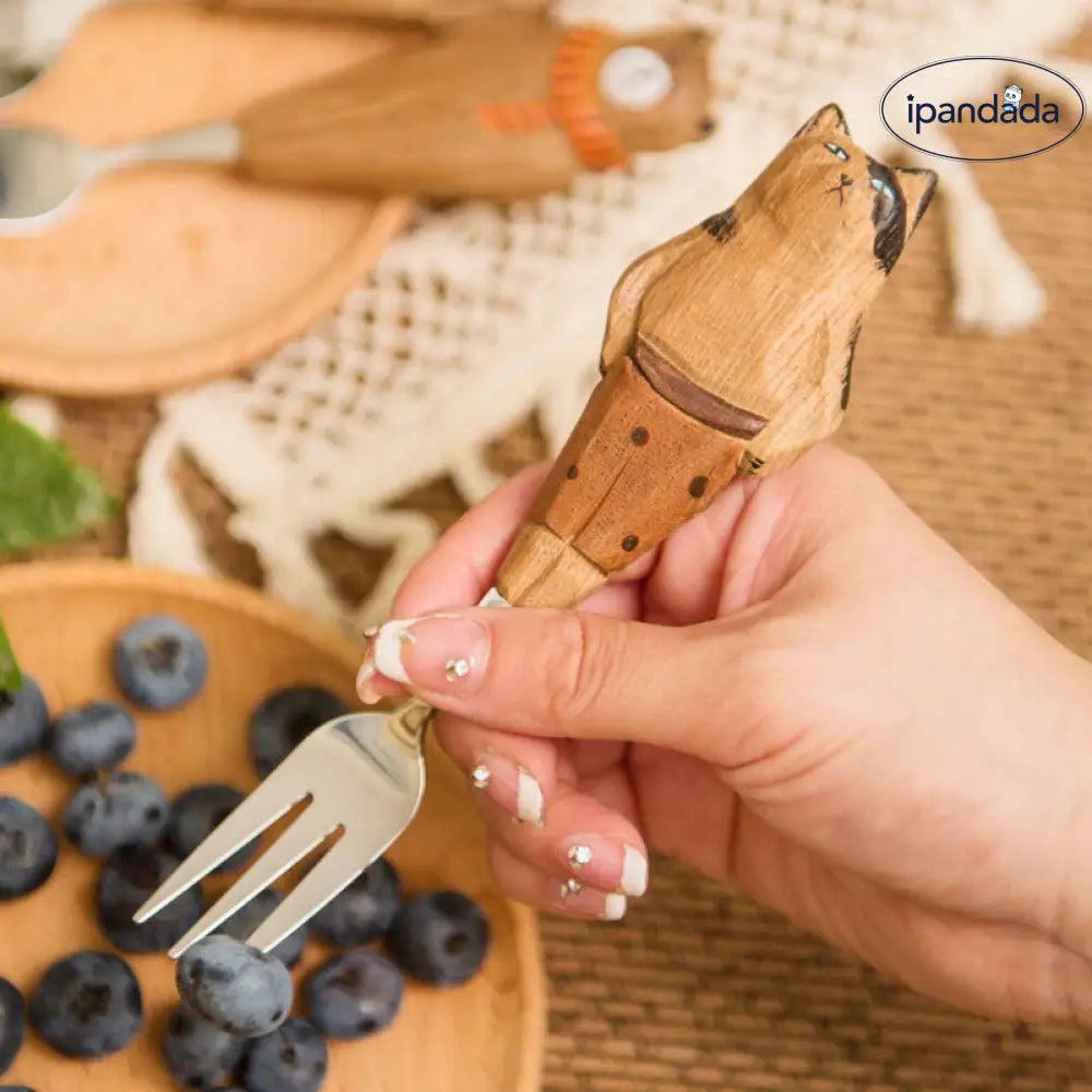 フルーツフォーク クリエイティブ デザートスプーン＆フォークセット 食器 フルーツ 子供用スプーン＆フォーク ID4377 インテリア雑貨＞その他