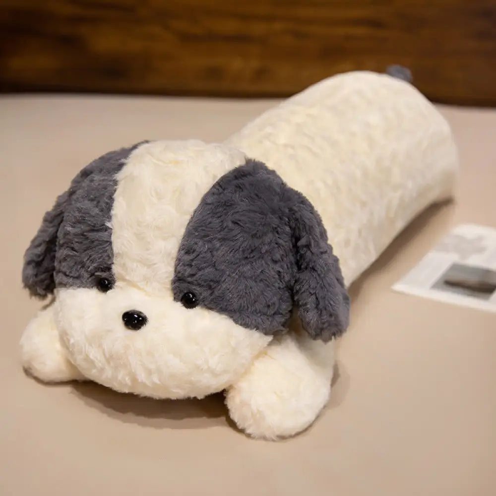 伏せ犬 女の子 可愛い 睡眠 枕 ぬいぐるみ ベッド ロング 抱き枕 オモチャ クマさん ぬいぐるみ 足挟み 枕 ID2735 グレー / 100cm