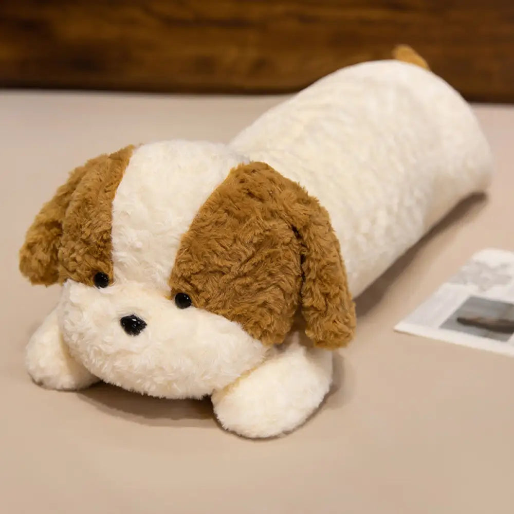 伏せ犬 女の子 可愛い 睡眠 枕 ぬいぐるみ ベッド ロング 抱き枕 オモチャ クマさん ぬいぐるみ 足挟み 枕 ID2735 コーヒー / 100cm