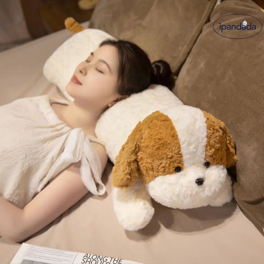 伏せ犬 女の子 可愛い 睡眠 枕 ぬいぐるみ ベッド ロング 抱き枕 オモチャ クマさん ぬいぐるみ 足挟み 枕 ID2735