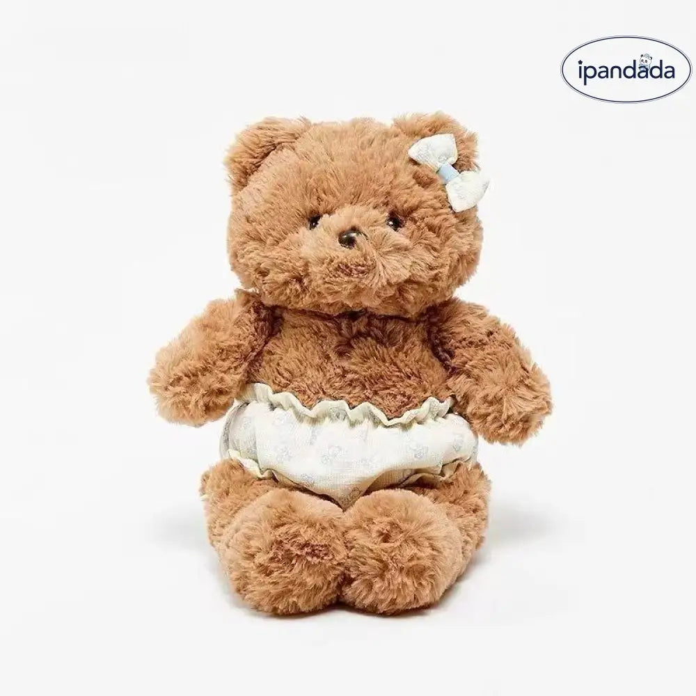 ふわふわ おやすみ くま ぬいぐるみ かわいい 柔らかい テディベア 毛布玩具 お誕生日プレゼント ID2850