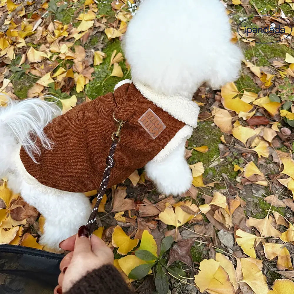 ふわふわベスト 犬服 秋冬服 ペットウェア ドッグウェア プードル テディドッグ グッズ 可愛い かわいい 着せやすい 防寒 ボタン ペット用品＞ウェア