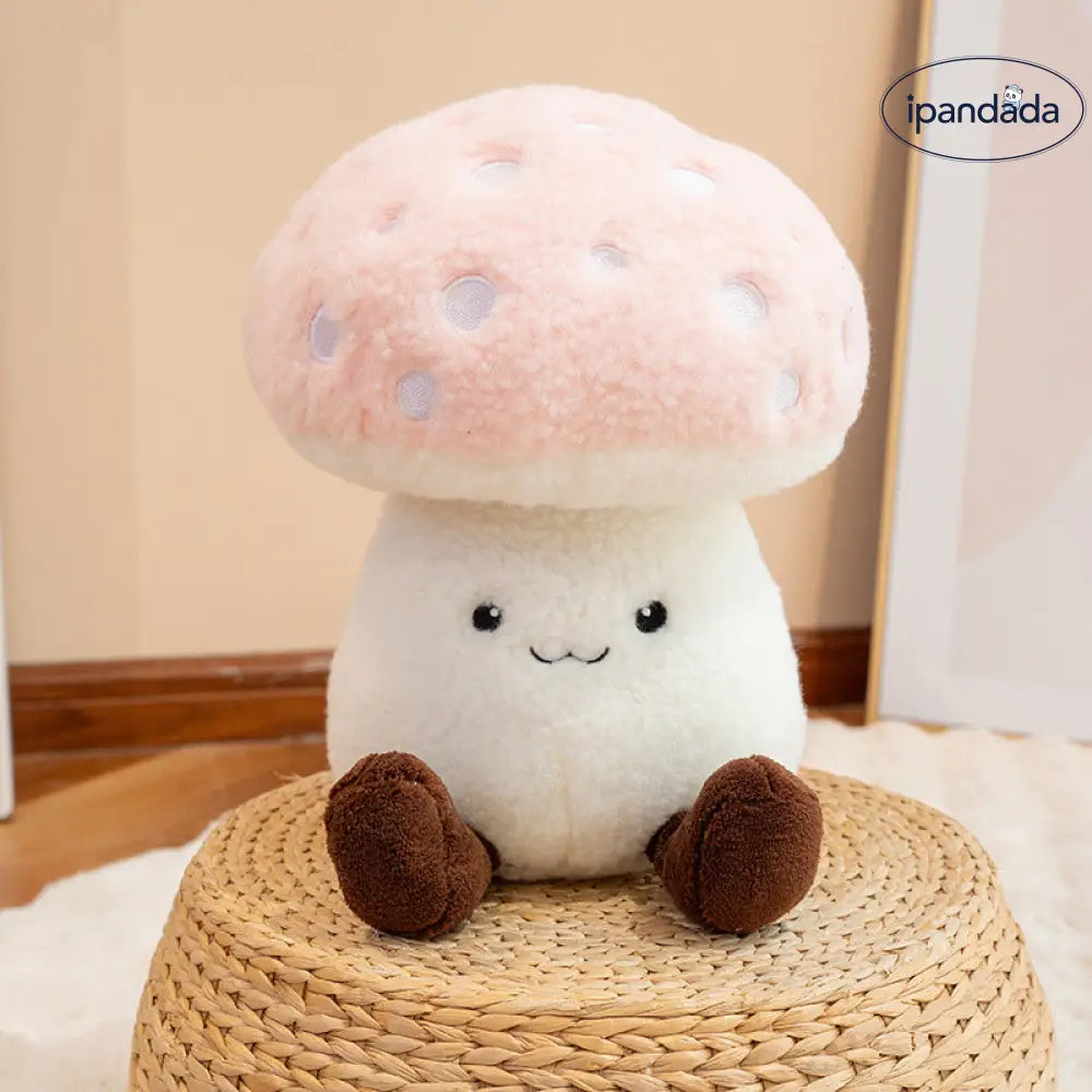 ID1426 ふわもこ きのこさん ぬいぐるみ 抱き枕 寝かしつけ おやすみサポート プレゼント 女の子 誕生日 ギフト お部屋飾り ママの味方 ぐっすりねんね 夜のお供