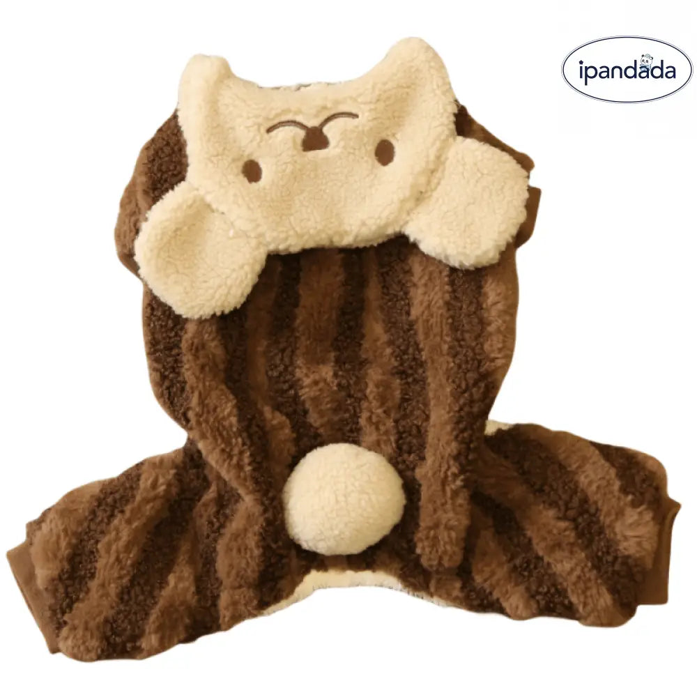 ふわもこ ペット服 犬用 冬 あったか 可愛い ドッグウェア 小型犬 中型犬 防寒着 もこもこ フリース コスチューム おしゃれ 部屋着 お出かけにも最適 ID3407