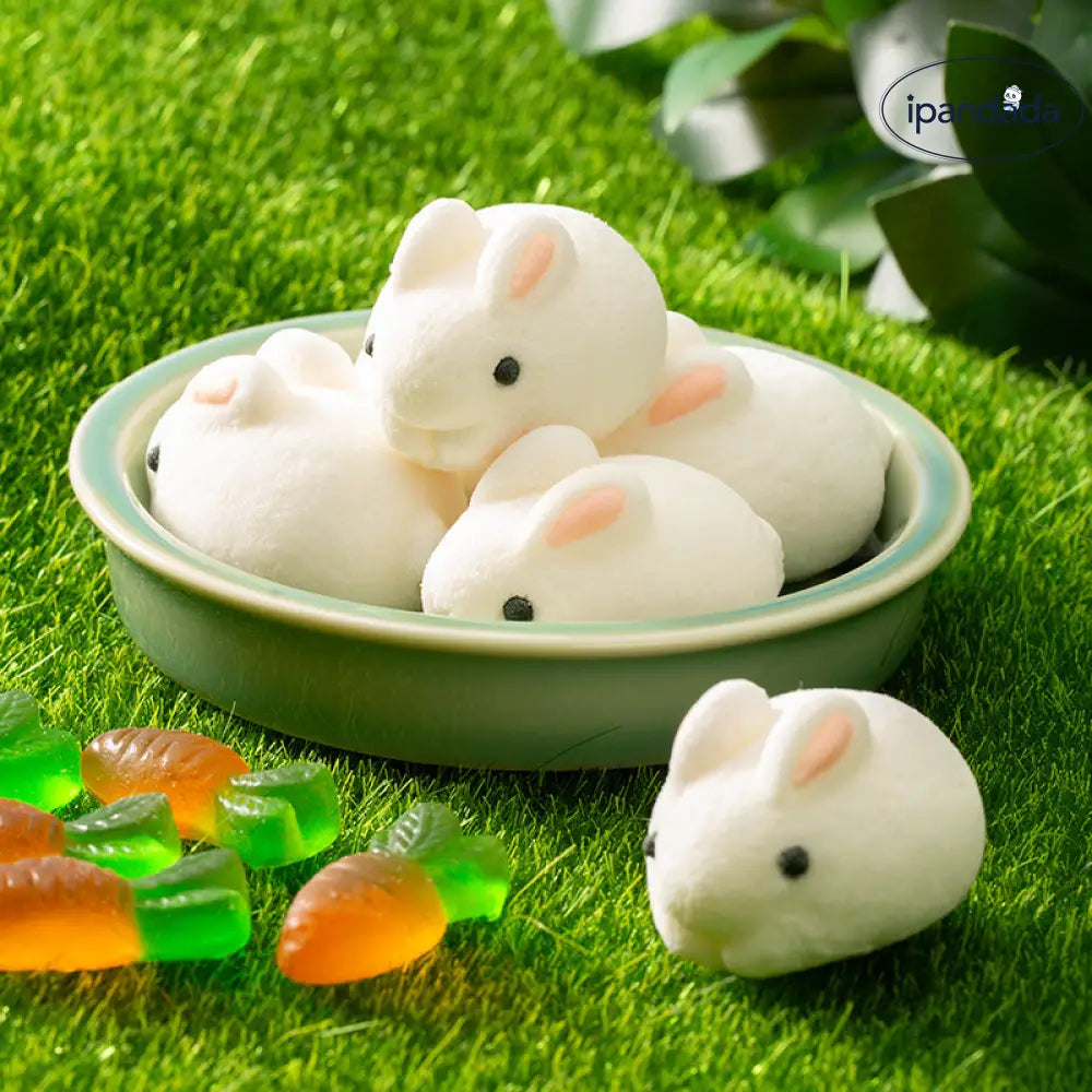 うさぎマシュマロ 3D うさぎ 綿菓子 焼き菓子 デコレーション うさぎケーキ かわいい 飾り ソフトキャンディー 子供 キャンディー キャラクター ID1995