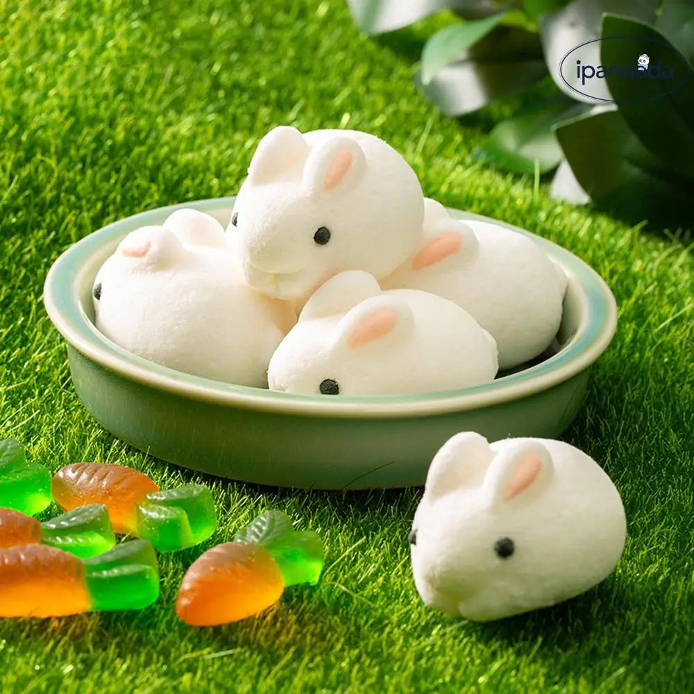 うさぎマシュマロ 3D うさぎ 綿菓子 焼き菓子 デコレーション うさぎケーキ かわいい 飾り ソフトキャンディー 子供 キャンディー キャラクター ID1995