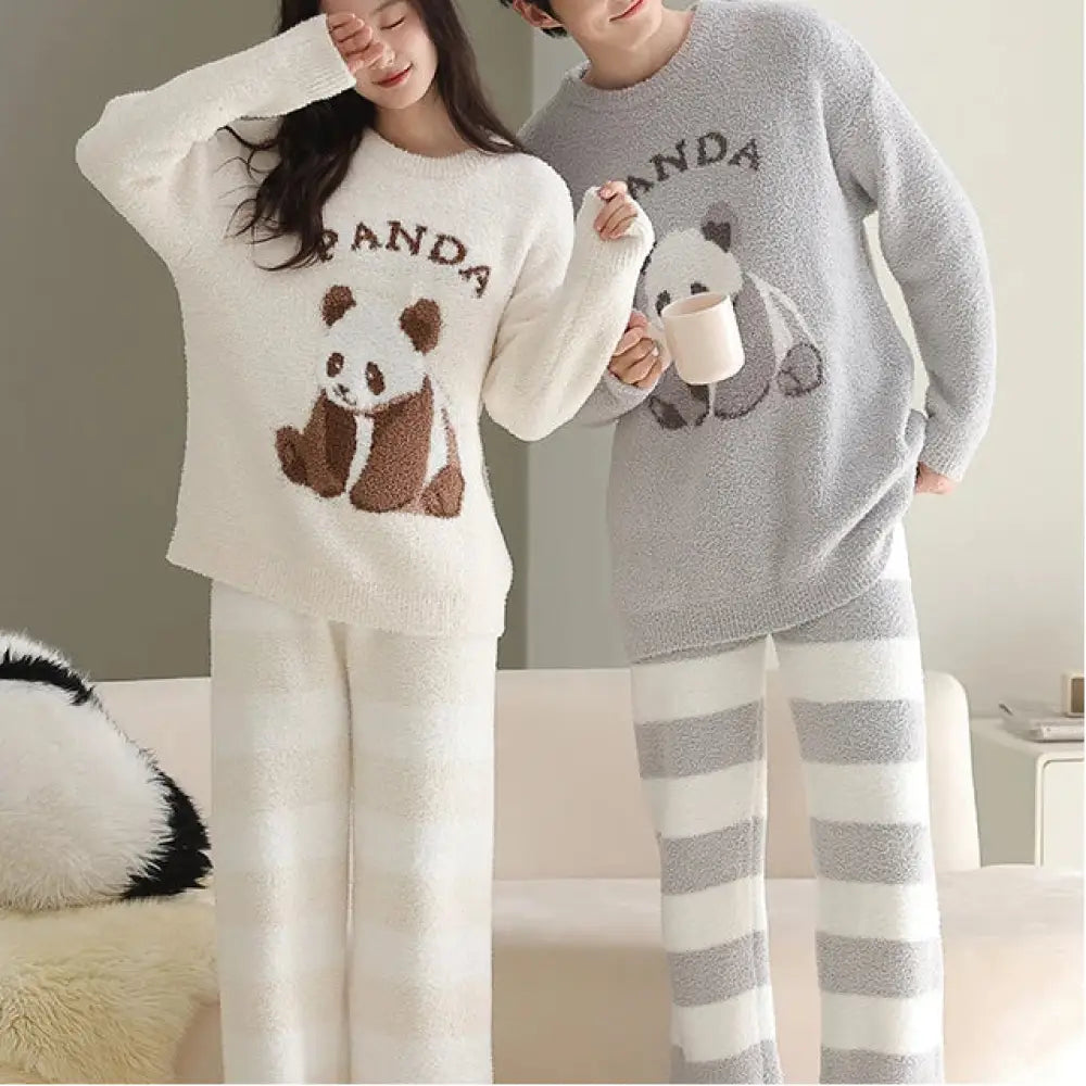 フリース セット パジャマ レディース 秋冬用 2点セット ふわふわ フリース 厚手 保温 ID3922