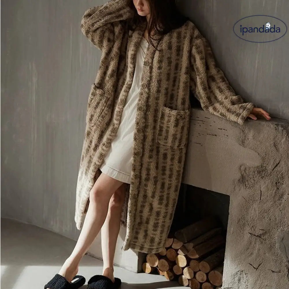 カップル用 パジャマ 秋冬 コーラルフリース 厚手 レディース フランネル 長袖 セット メンズ 冬 ID3650