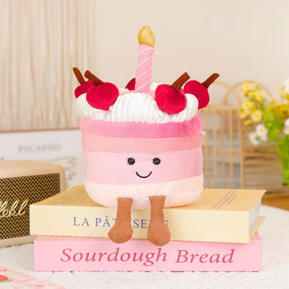 ケーキ おもちゃ 手持ちの花 ぬいぐるみ 友達 彼氏 彼女 誕生日プレゼント ドール ID4133 タイプ③ / 20*30cm