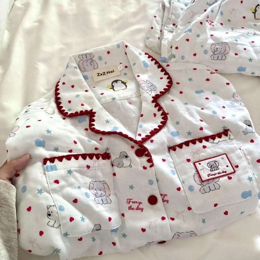 スヌーピー パジャマ セット 春秋 長袖 ルームウェア 部屋着 かわいい 2点セット 肌に優しい ID4105 タイプ⑤ / M