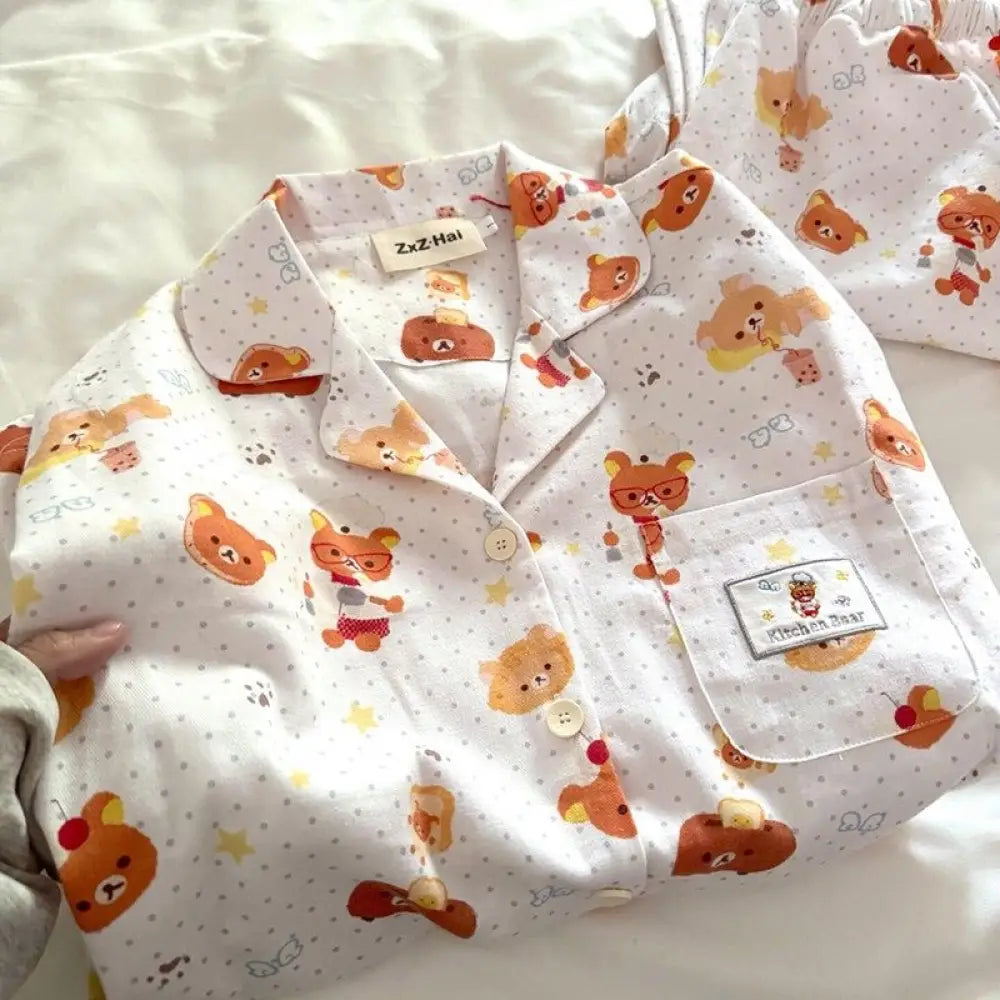 スヌーピー パジャマ セット 春秋 長袖 ルームウェア 部屋着 かわいい 2点セット 肌に優しい ID4105 タイプ⑥ / M