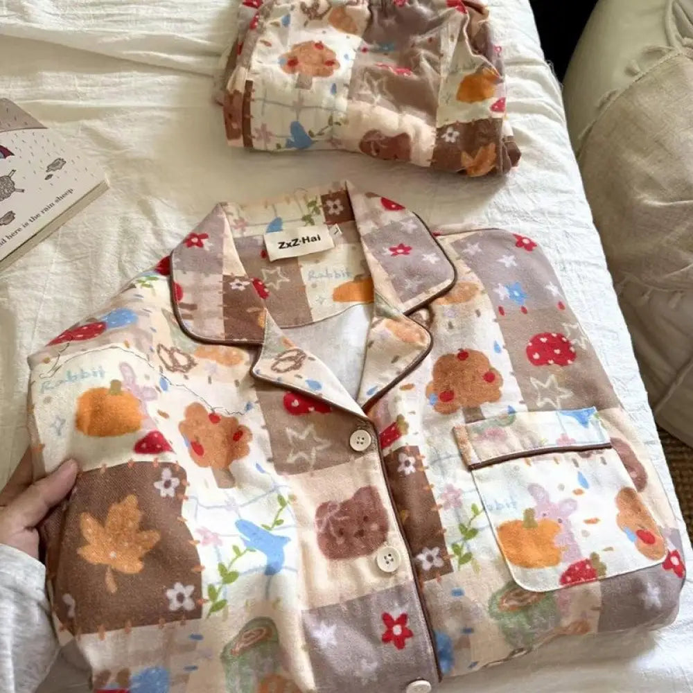 スヌーピー パジャマ セット 春秋 長袖 ルームウェア 部屋着 かわいい 2点セット 肌に優しい ID4105 タイプ③ / M