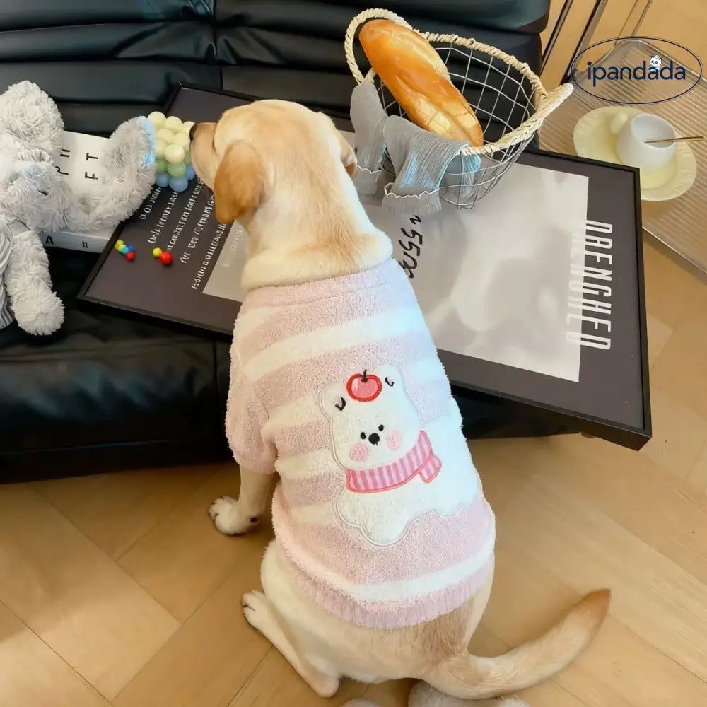 ゴールデンレトリバー 中型 大型犬 ラブラドール サモエド 秋冬用 ペットパジャマ 服 ID3391