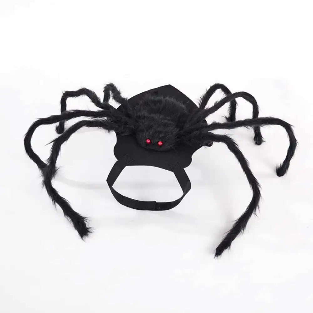 ハロウィン ペット コスチューム 面白い クモ バックパック 創造的 ネコ 犬 大小犬 パーティー 装飾 ペットウェア ID2748 ブラック / 106*40*26cm