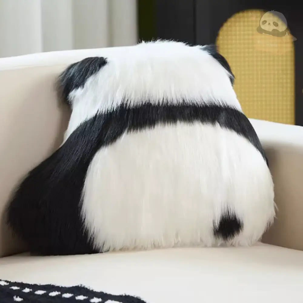 パンダクッション 抱き枕 マット クッション カーペット ラグ ぬいぐるみ 座布団 かわいい ふわふわ もふもふ 動物 パンダラグ パンダグッズ ラグマット 小さめ 暖かい 敷物 書斎 寝室 リビング ベッドルーム オフィス 玄関 インテリア 新生活 クッション, 約52×56cm