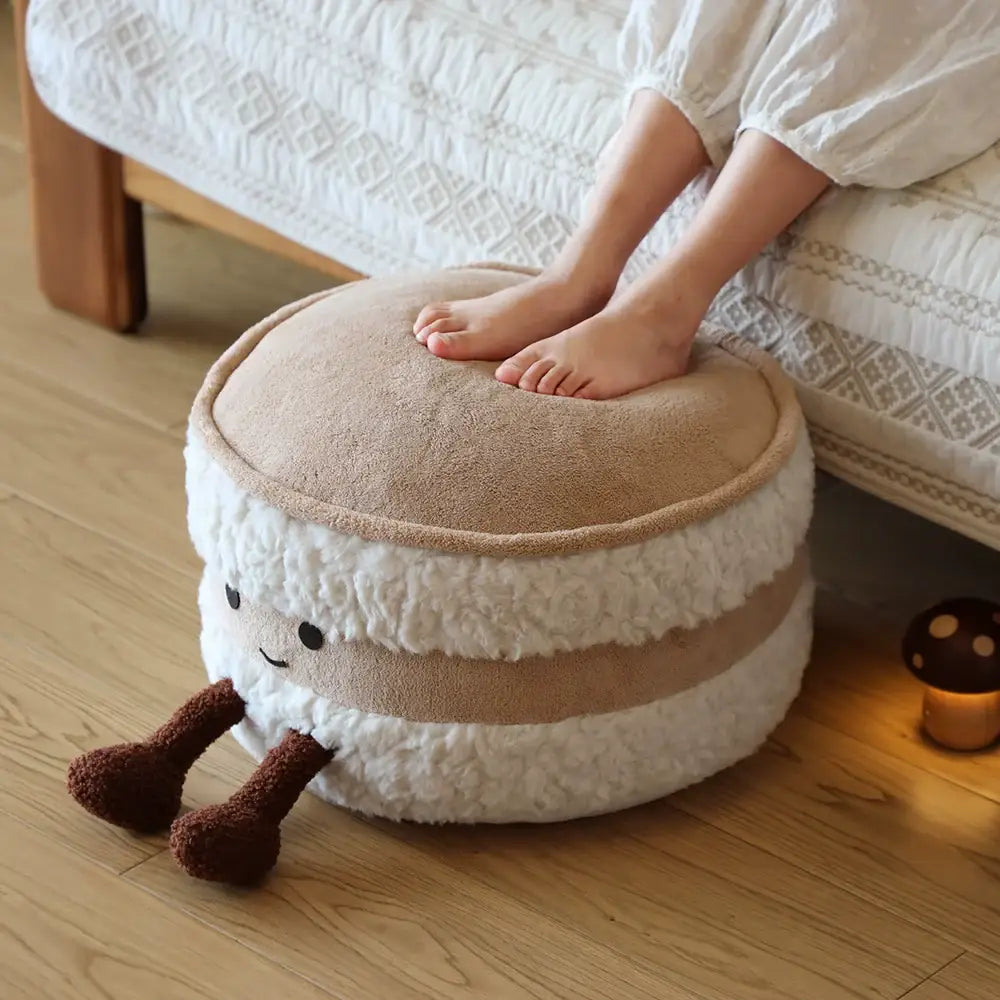 ID1160 ケーキ 可愛い オットマン 足置き台 椅子 インテリア 折りたたみ フットスツール 洗濯 クッション ふわふわ ソファ 脚置き 腰かけ 軽量 足のせ椅子 写真通り / 30*40cm 寝具＞クッション・グッズ