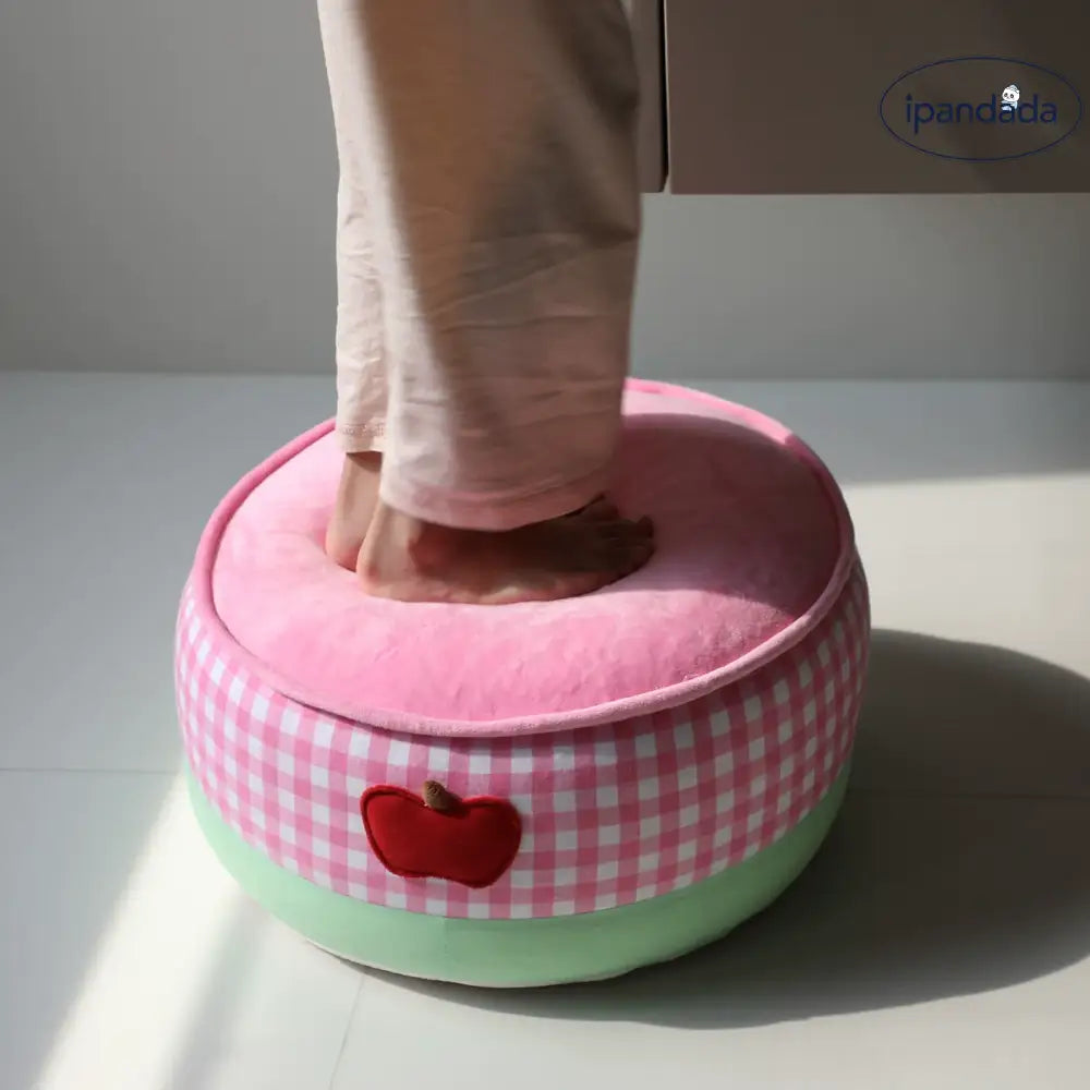 ID1167 スツール 丸 丸椅子 丸型 子供用 椅子 足置き台 フットレスト ミニスツール おしゃれ かわいい 低い いす 小さい キッズ 子供 ミニ イス オットマン 足置き 低め 玄関 腰掛け 子ども 写真通り / 27*40cm