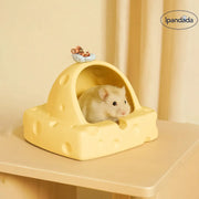 ID1196 クリエイティブ セラミック かわいい クリームチーズ 灰皿 ハムスター プレミアム デコレーション おしゃれ 天然素材 コンパクト 人気 おすすめ トレンド インテリア雑貨＞その他