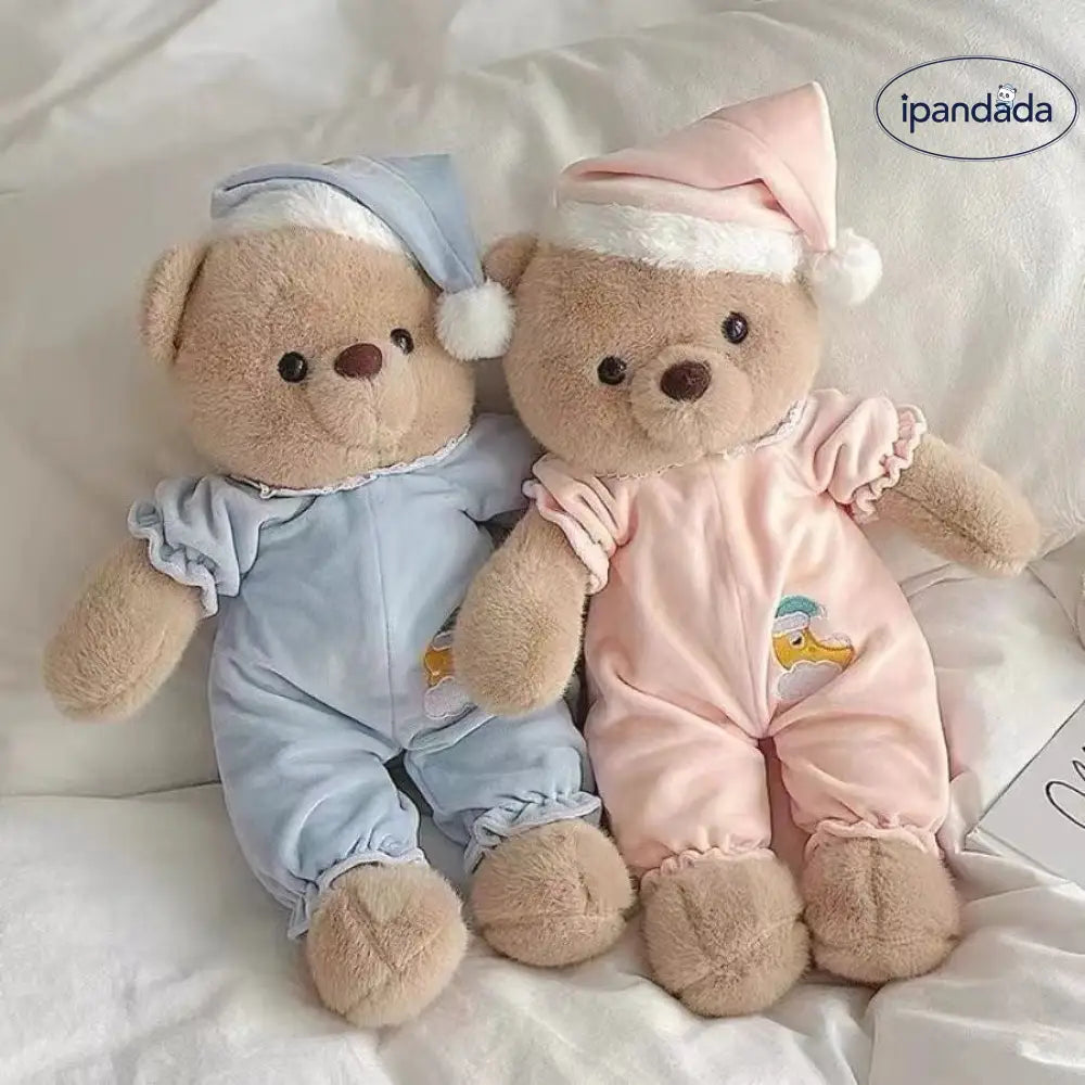 ID1431 おやすみくま 安眠シリーズ ふわもこ抱きぐせ 寝かしつけ相棒 こどもギフト 誕生日サプライズ 夜の守り ママの見方