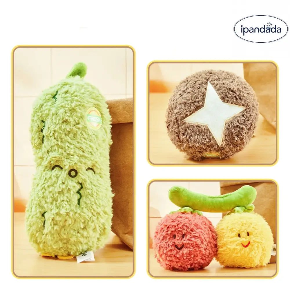 ID1449 野菜のぬいぐるみセット 白菜ちゃん レタスベイビー スイートコーン 癒しグッズ モフモフ素材 抱き心地最高 卒業ギフト プレゼントに最適