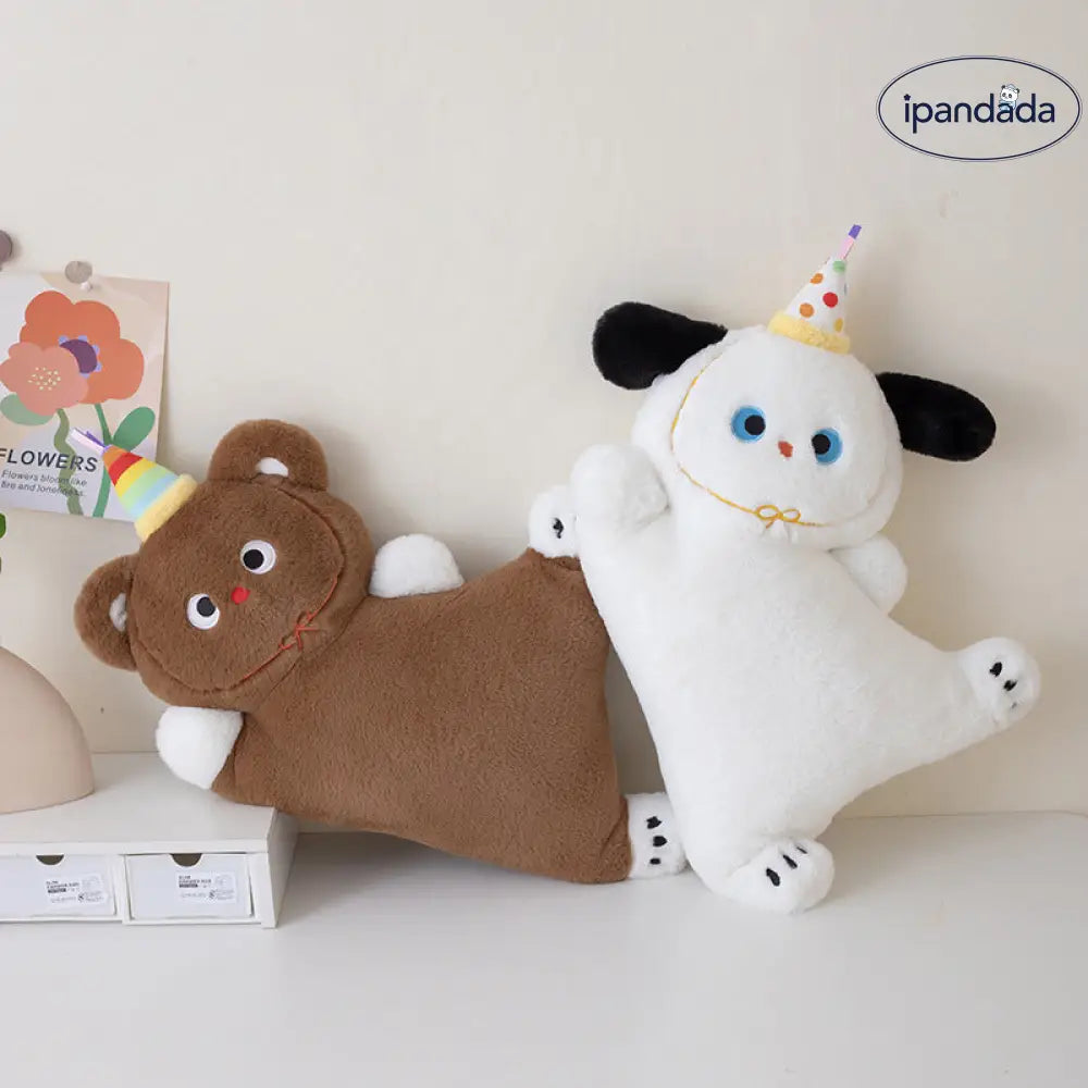 ID1474 癒し わんちゃん デザイン 抱き枕 変形クッション ソフトヘッドボード リビングルーム インテリア プレゼント グッズ 3サイズ