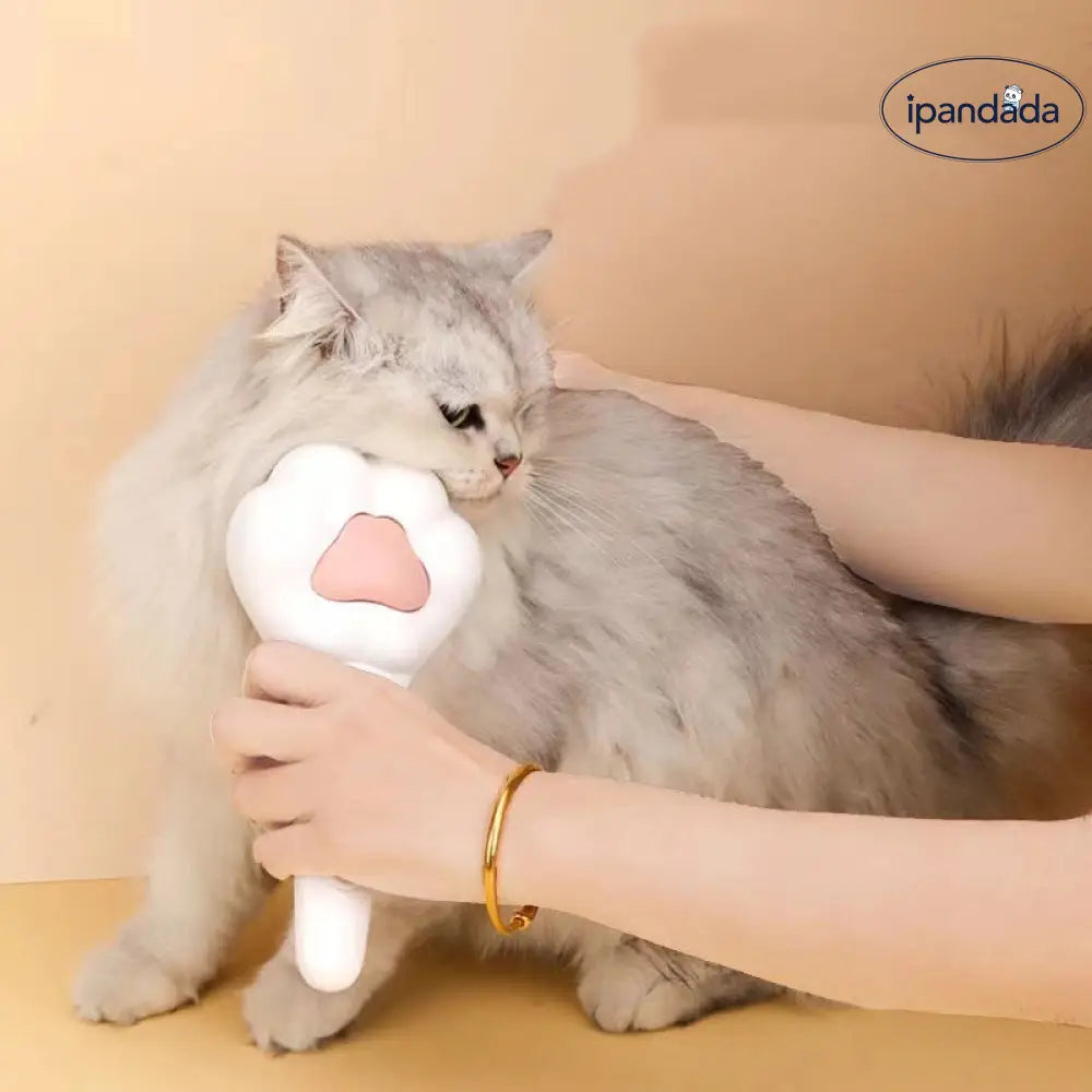 ID1476 ペット用 グルーミングブラシ 猫 犬 専用 むだ毛除去 ピン ブラシ 長毛猫 ケア ブラッシング グッズ お手入れ簡単 3WAY