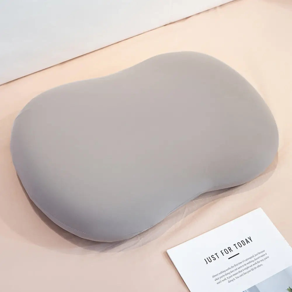 ID1588 まくら 冰丝 メモリーフォーム 枕 首サポート ソフトでへこまない ゾーン分け 側寝用 スローリバウンド 睡眠を助ける 枕 グレー / S 寝具>クッション・グッズ