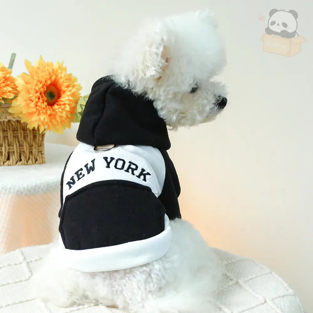 ID383 犬服 ドッグウェア パーカー かわいい おしゃれ 犬用 夏服 飼い主とペア 春 夏 XS-XL サイズから選べる ペアルック ブラック / XS ペット用品＞ウェア