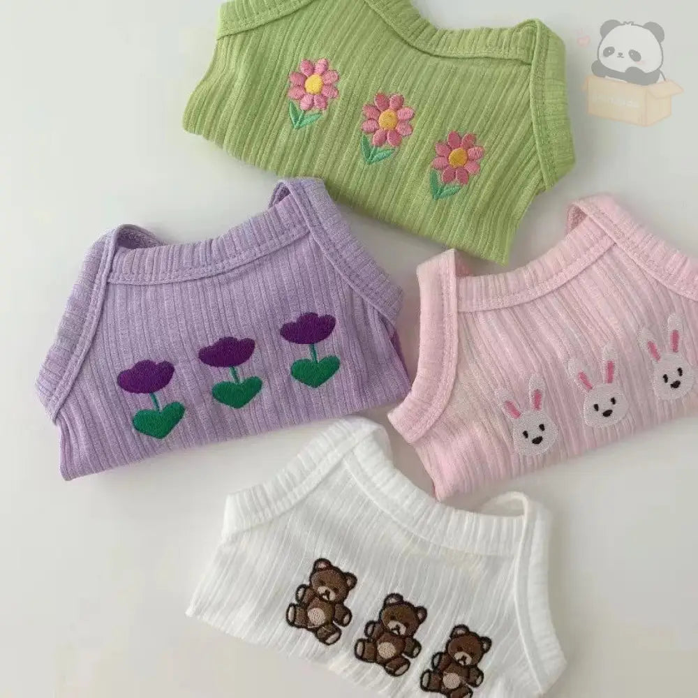 ID558 3色展開 ウサギ 犬 服 涼しい 小型犬用 女の子 ペット服 お出かけ キャミソール 花柄 かわいい ドッグウェア ペットウェア お散歩 犬 タックトップ ペット用 おしゃれ ペット用品＞ウェア