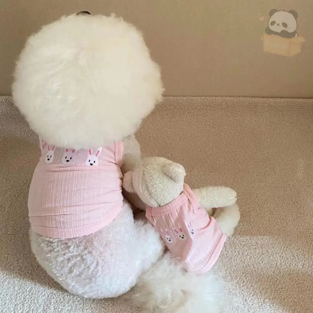 ID558 3色展開 ウサギ 犬 服 涼しい 小型犬用 女の子 ペット服 お出かけ キャミソール 花柄 かわいい ドッグウェア ペットウェア お散歩 犬 タックトップ ペット用 おしゃれ ピンク / S ペット用品＞ウェア