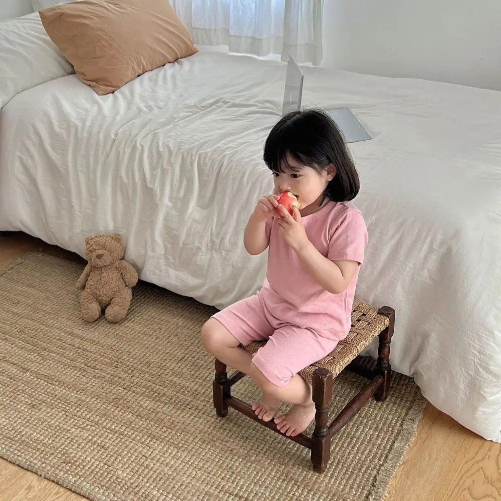 ID649 6色展開 パジャマ キッズ 半袖 夏 ルームウェア 寝巻 上下セット 女の子 男の子 綿 メンズ レディース 80cm 90cm 100cm 110cm 120cm 130cm 140cm 150cm 160cm 韓国 風