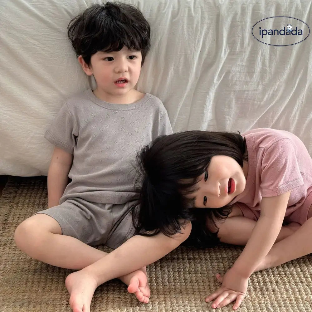 ID649 6色展開 パジャマ キッズ 半袖 夏 ルームウェア 寝巻 上下セット 女の子 男の子 綿 メンズ レディース 80cm 90cm 100cm 110cm 120cm 130cm 140cm 150cm 160cm 韓国 風