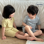 ID649 6色展開 パジャマ キッズ 半袖 夏 ルームウェア 寝巻 上下セット 女の子 男の子 綿 メンズ レディース 80cm 90cm 100cm 110cm 120cm 130cm 140cm 150cm 160cm 韓国 風