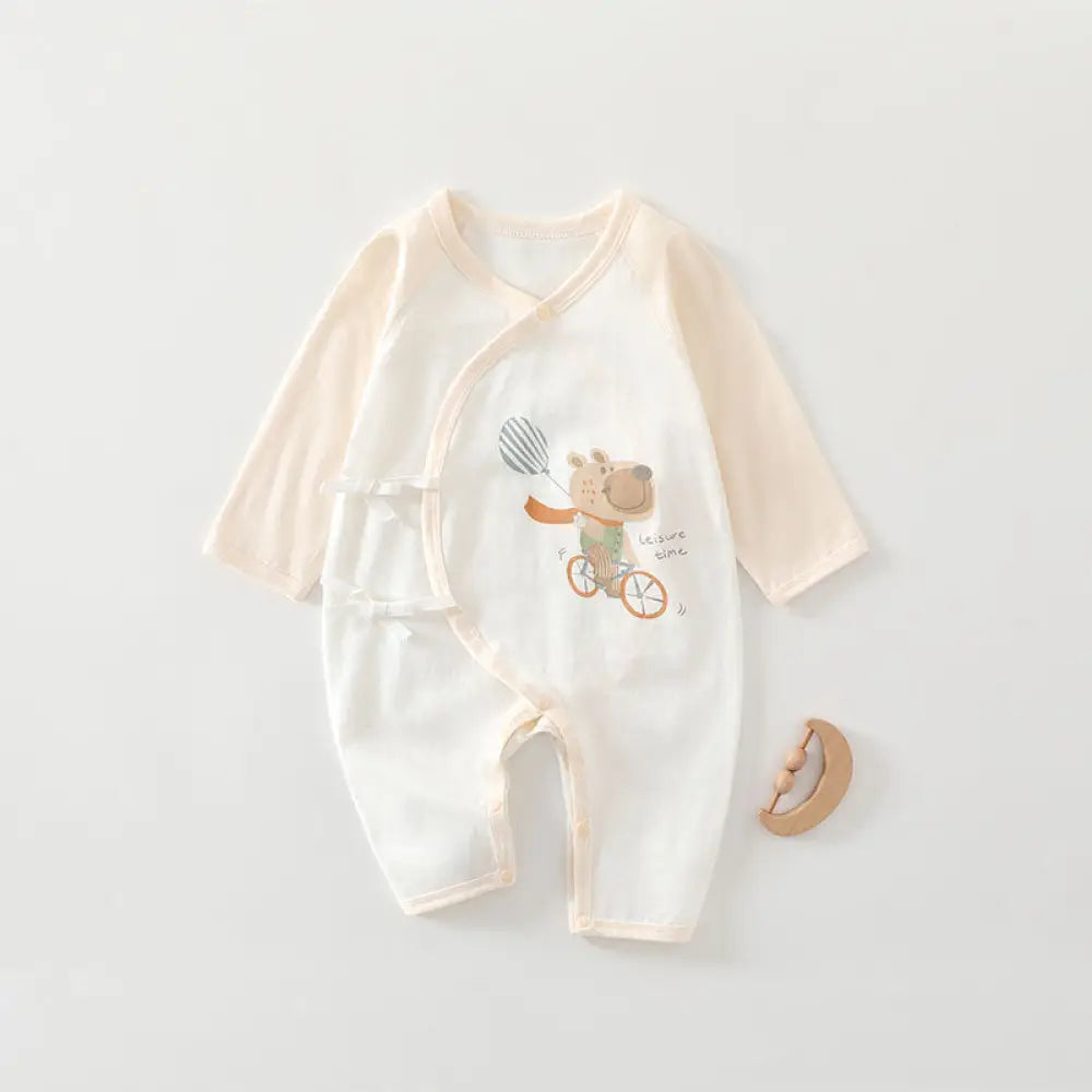 ID652 ベビー 子供 赤ちゃん 寝冷えパジャマ 10色展開 温活 キッズ お部屋着 夏 赤ちゃん 保育園 男の子 女の子 コットン タイプ⑨ / 52cm ベビー＆キッズ＞ベビー