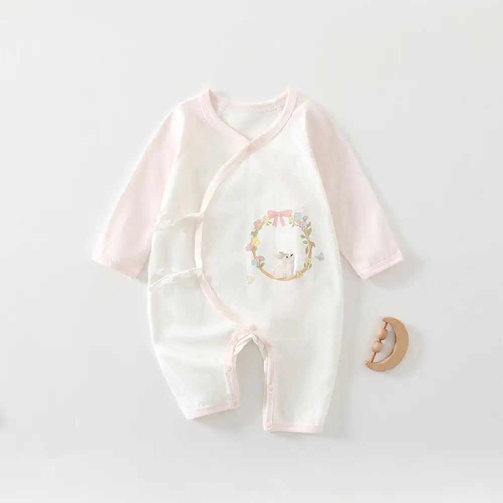 ID652 ベビー 子供 赤ちゃん 寝冷えパジャマ 10色展開 温活 キッズ お部屋着 夏 赤ちゃん 保育園 男の子 女の子 コットン タイプ⑥ / 52cm ベビー＆キッズ＞ベビー