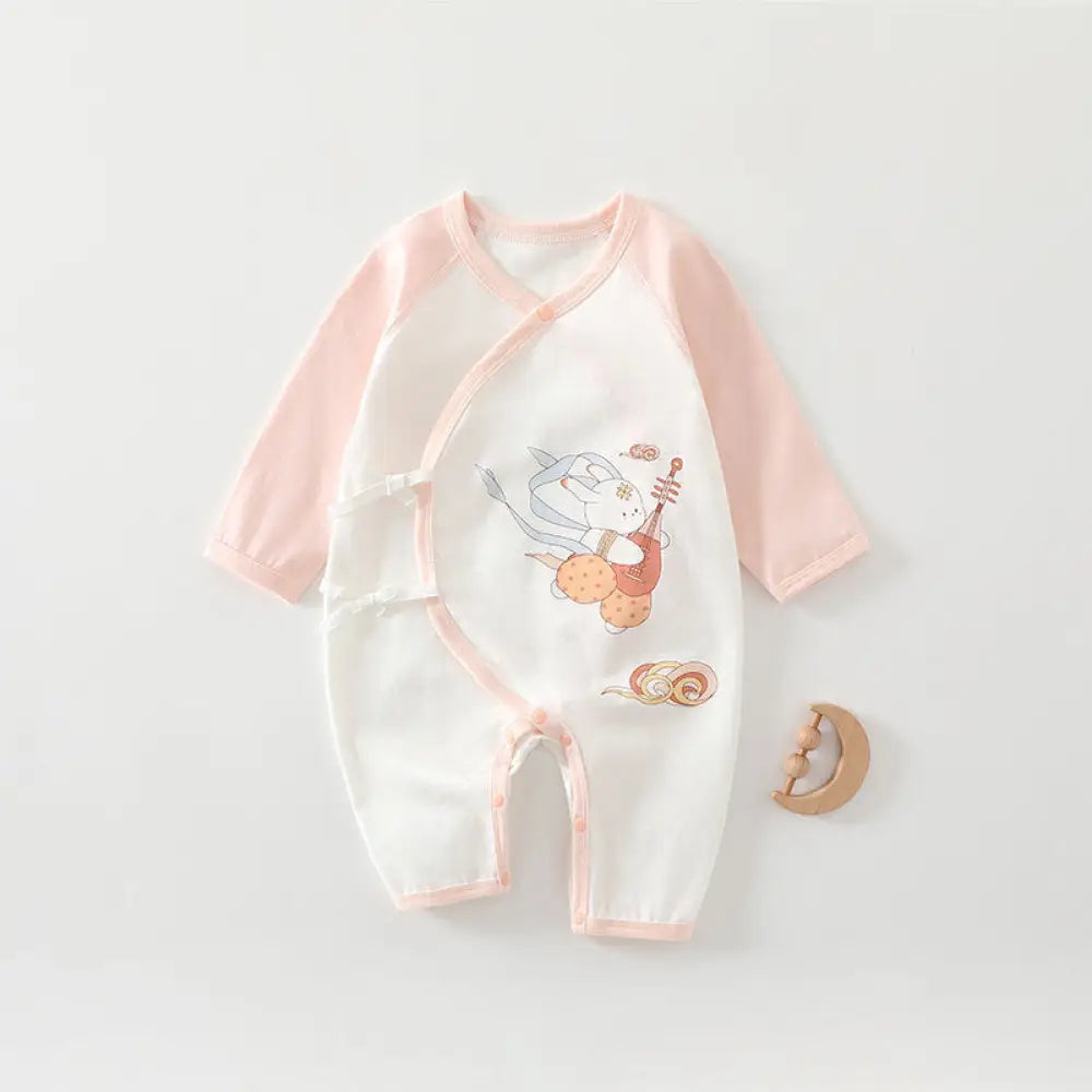 ID652 ベビー 子供 赤ちゃん 寝冷えパジャマ 10色展開 温活 キッズ お部屋着 夏 赤ちゃん 保育園 男の子 女の子 コットン タイプ8 / 52cm ベビー＆キッズ＞ベビー